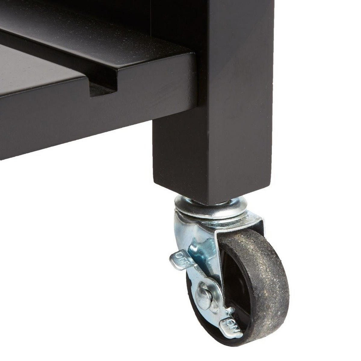 KÜCHENWAGEN Naturfarben, Schwarz 58/48/88 cm - Schwarz, Holzwerkstoff (48/88/58cm) - Atmosphera Createur d´interieur