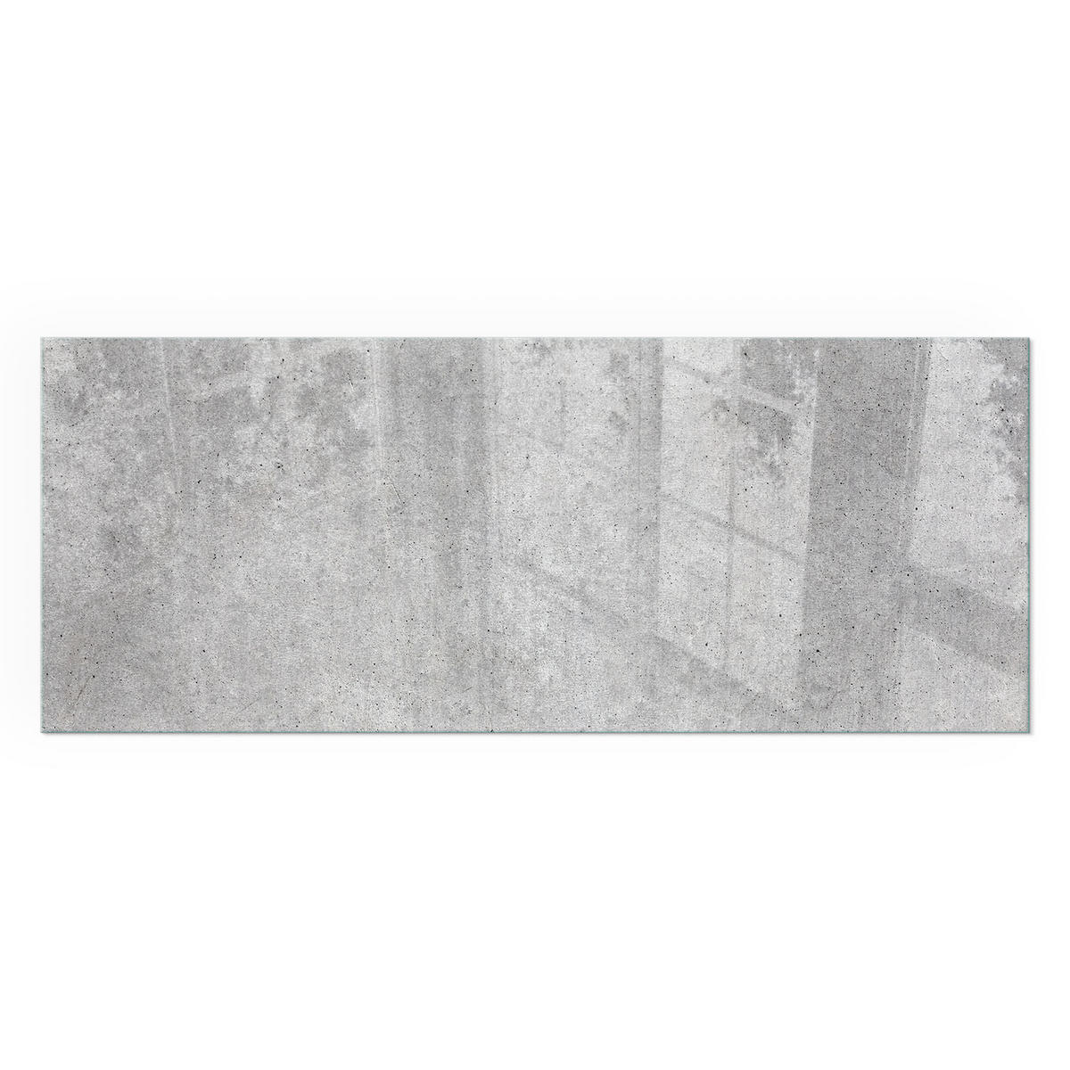 GLASPLATTE für Kamin 125x50 cm - Grau, Glas (125/50/0.4cm) - TULUP