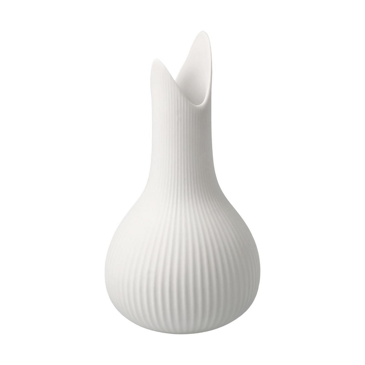 VASE Studio 8 Pure Raindrop weiß 15 cm - Weiß, Keramik (15cm) - Goebel