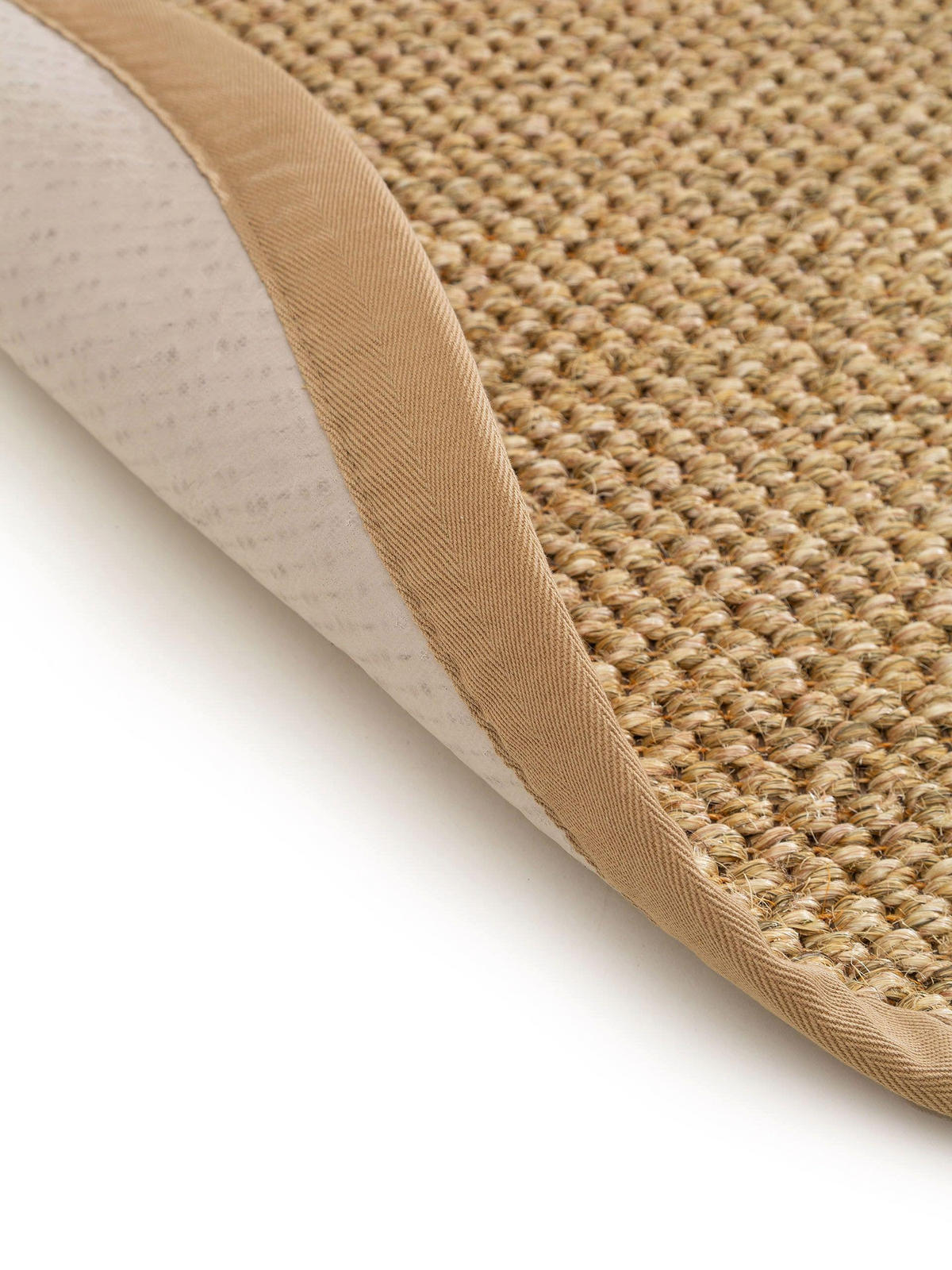 SISALTEPPICH Greta Cream ø 200 cm rund - Creme, Textil (200/200cm) - benuta Pure