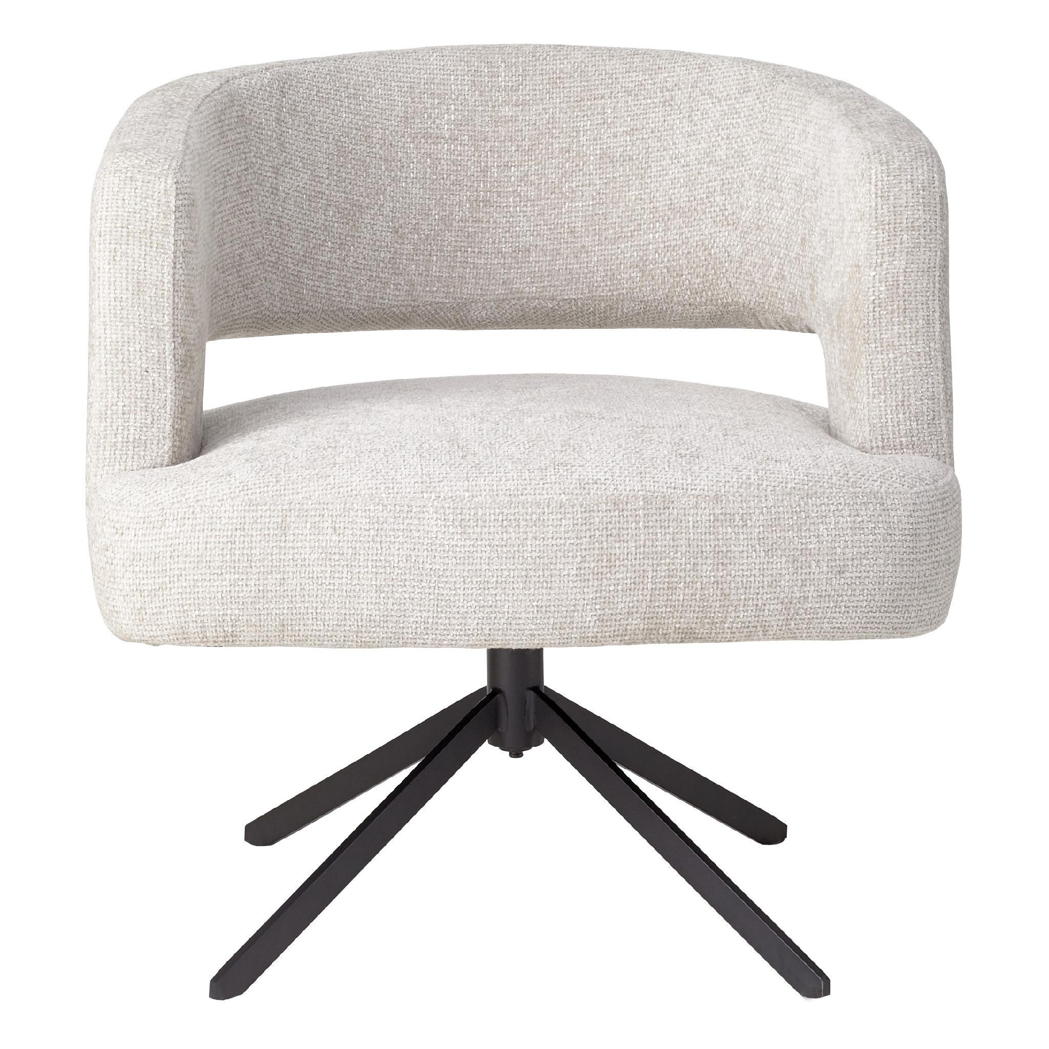 ESSZIMMERSTUHL Baldr Beige 74.4/72/76cm - Beige, Textil (72/76/74.4cm) - PTMD Collection