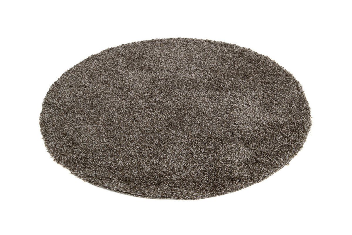 TEPPICH ESSENCE ROUND Grau 200/200 cm - Grau, Textil (200/200cm) - Tapiso