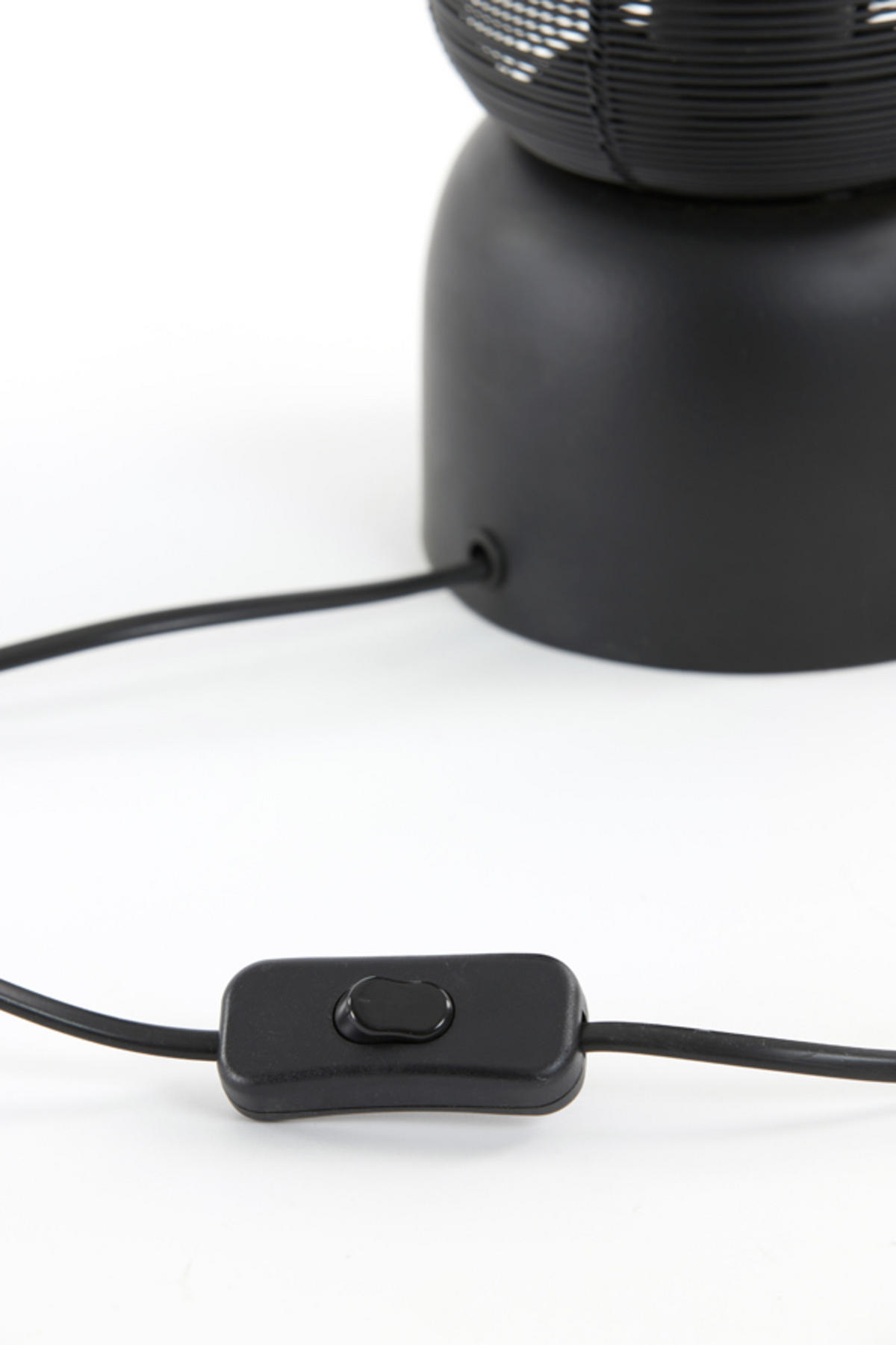 TISCHLAMPE Lezuza Schwarz Ø13,5/49,5 cm - Schwarz, Metall (13.5/13.5/49.5cm) - Light & Living