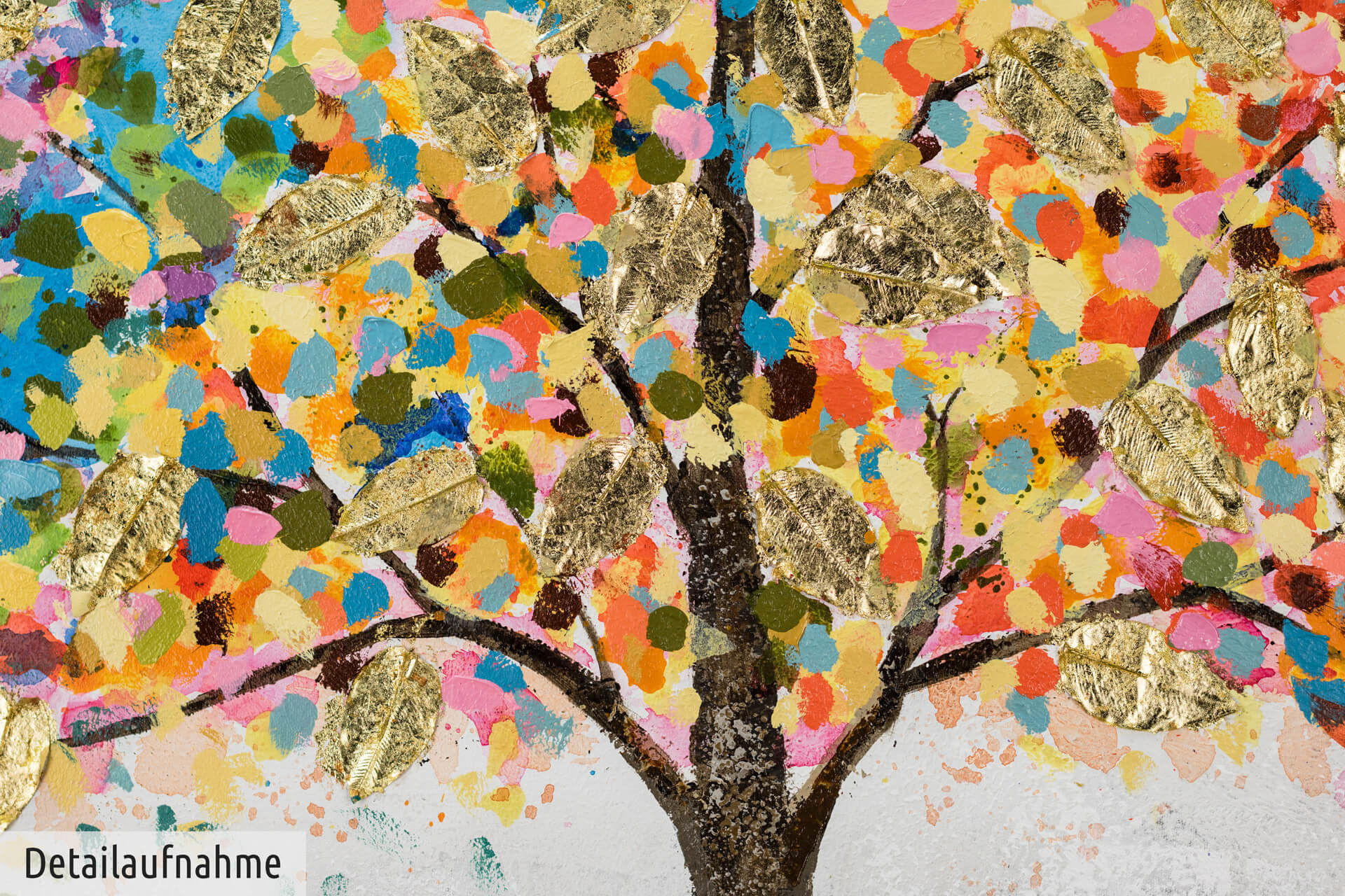 Thumbnail - Kunstloft Ölgemälde, Mehrfarbig, Textil, Holz, 120x60 cm, Handmade Quality, Bilder und Zubehör, Wandbilder, Ölgemälde