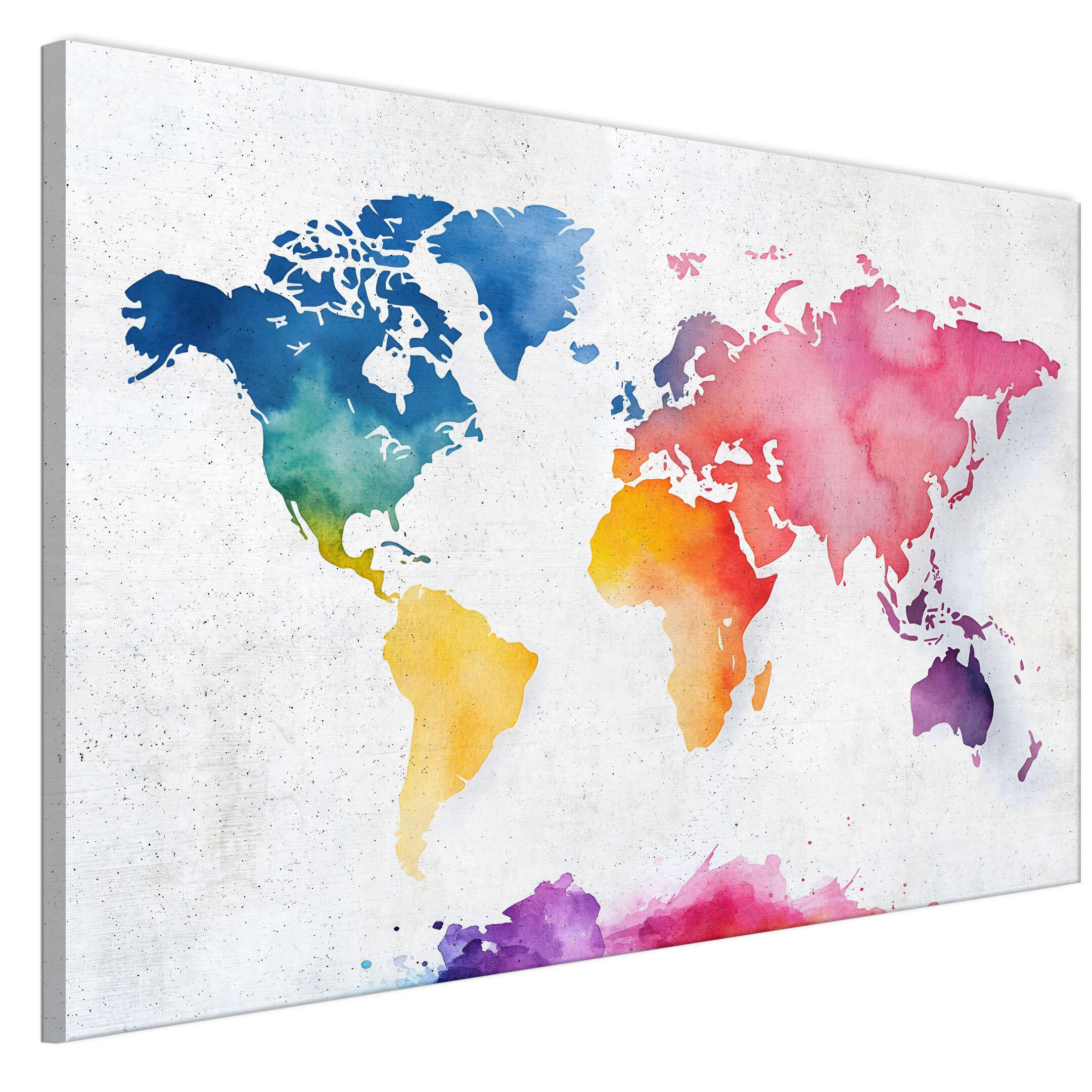 LEINWANDBILD Mehrfarbig 90x60 cm - Multicolor, Holz (90/60cm) - LUMASOUL