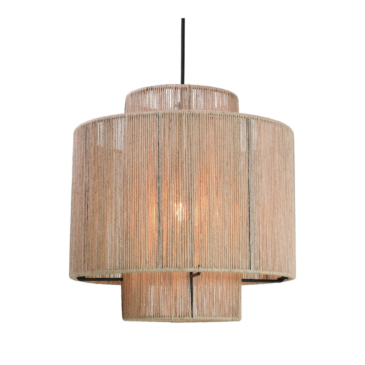 HÄNGELAMPE Diro - Hellbraun, Metall (36/36/36cm) - Urban Interiors