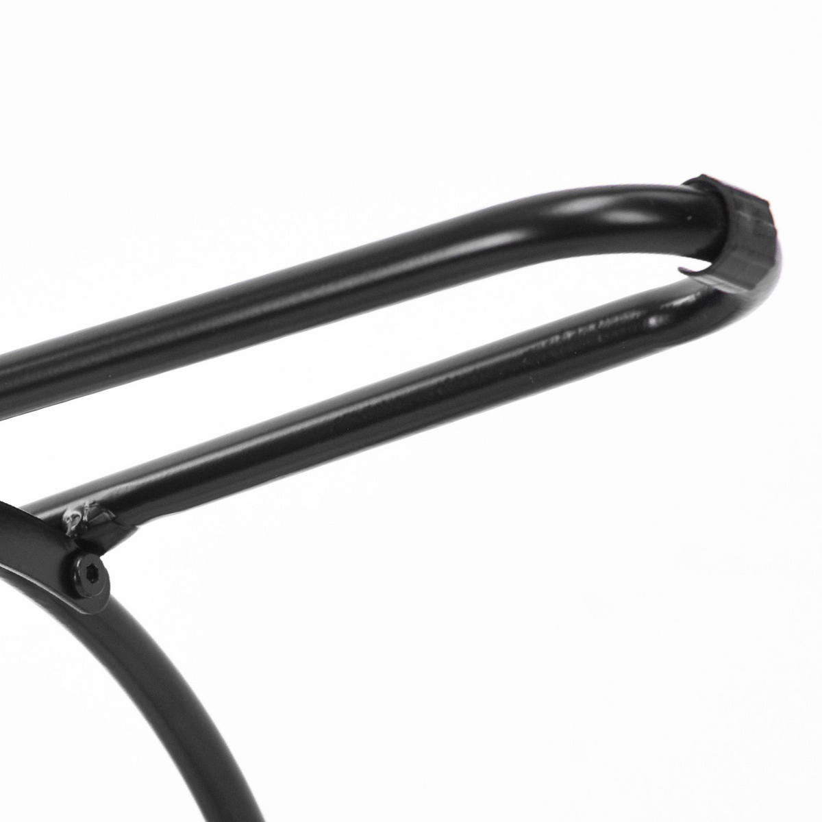 BARHOCKER 2er-Set Metallbeine, Holzkissen - Schwarz/Braun, Metall (30/63/30cm) - Urban Meuble