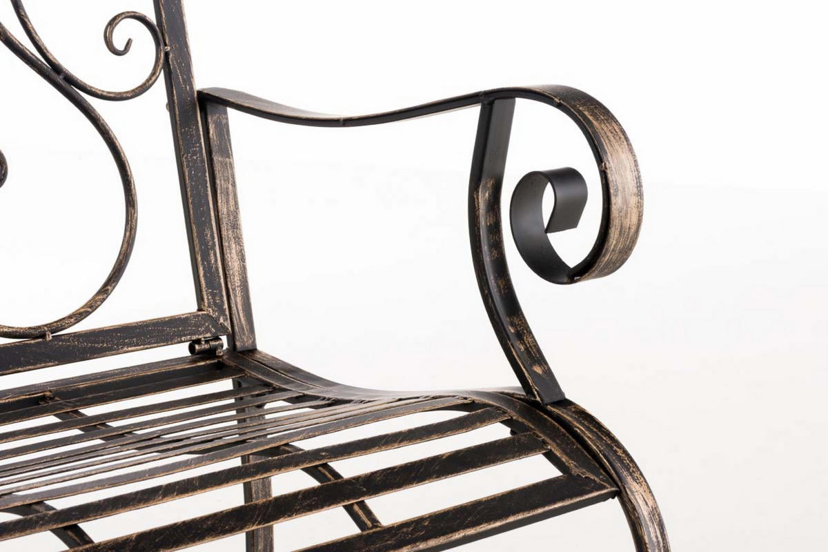 STUHL Pamela bronze - Braun, Metall (62/94/53cm) - TPFGarden