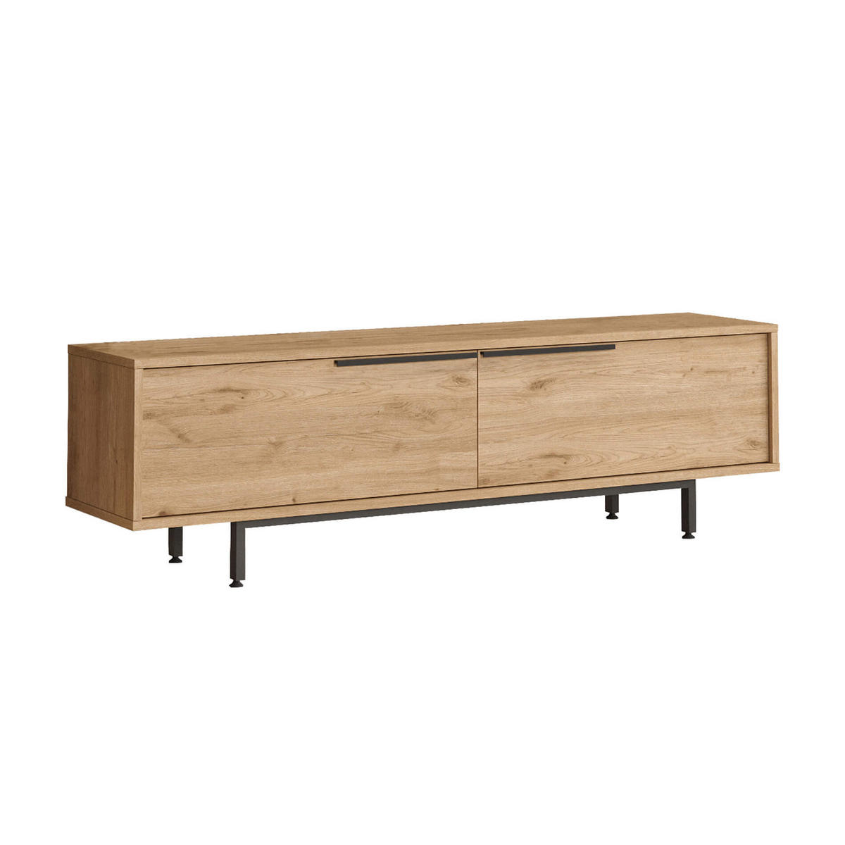 LOWBOARD Hellbraun 35,5/160/45 cm - Braun, Holzwerkstoff (160/45/35.5cm) - Mobili Rebecca