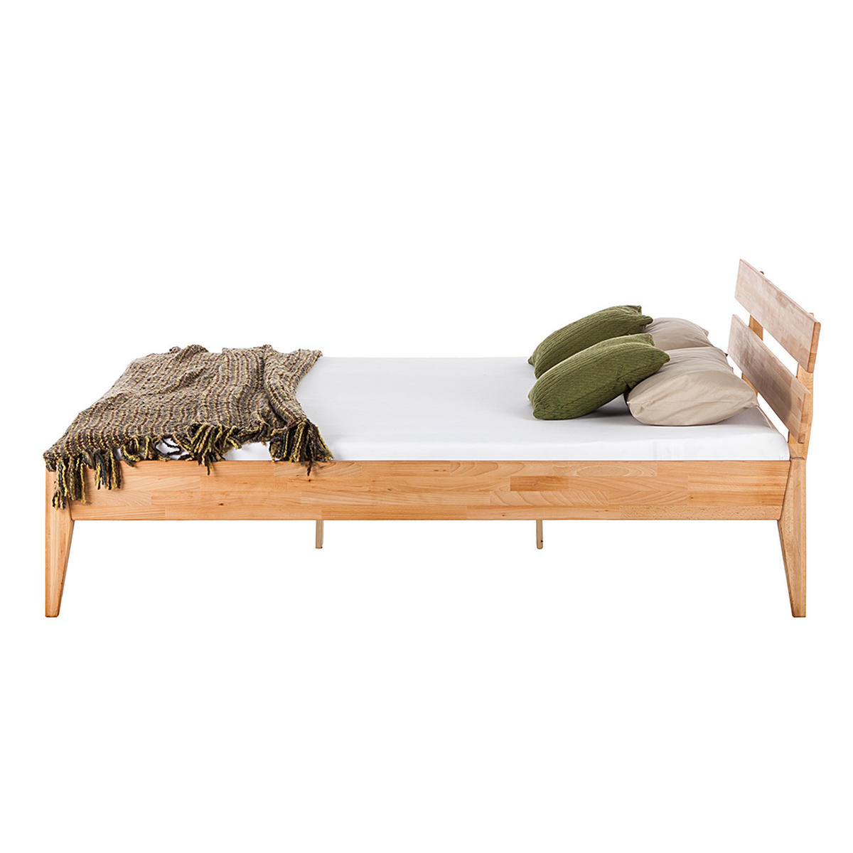 BETT - Massivholz - Kernbuche, Holz (180/200cm) - home24
