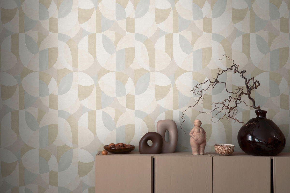 VLIESTAPETE Beige 53/1005 cm - Beige, Textil (53/1cm) - KUNSTLOFT
