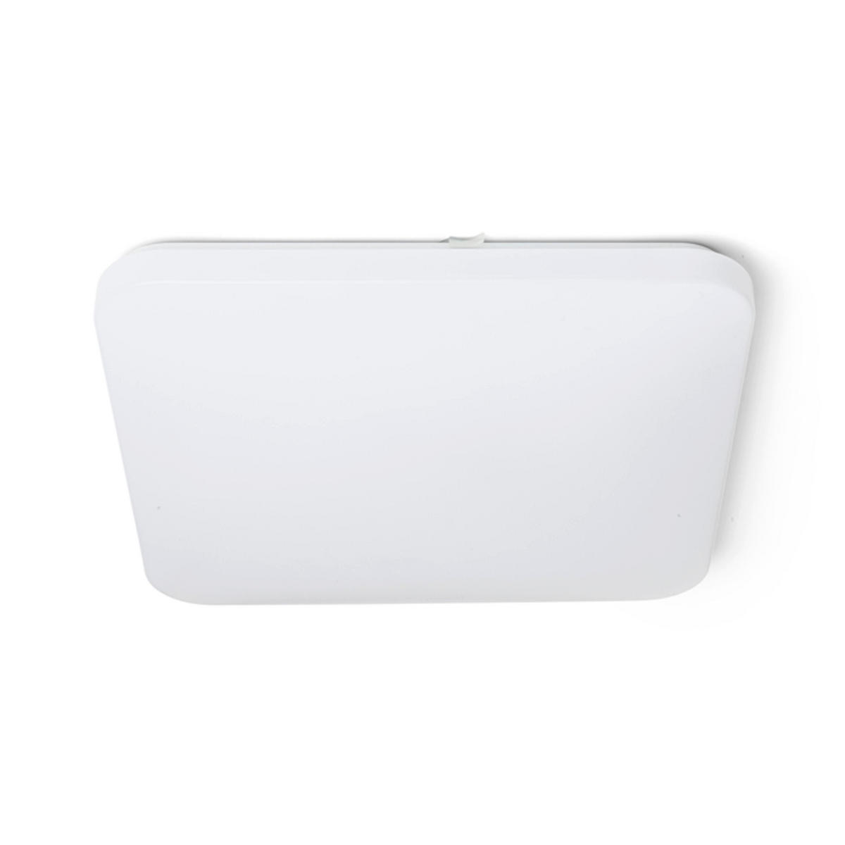 DECKENLEUCHTE SEMPRE SQ 43 Sensor- milchfarbenes Acryl 36 W - Transparent, Kunststoff (43/43/75cm) - Rendl