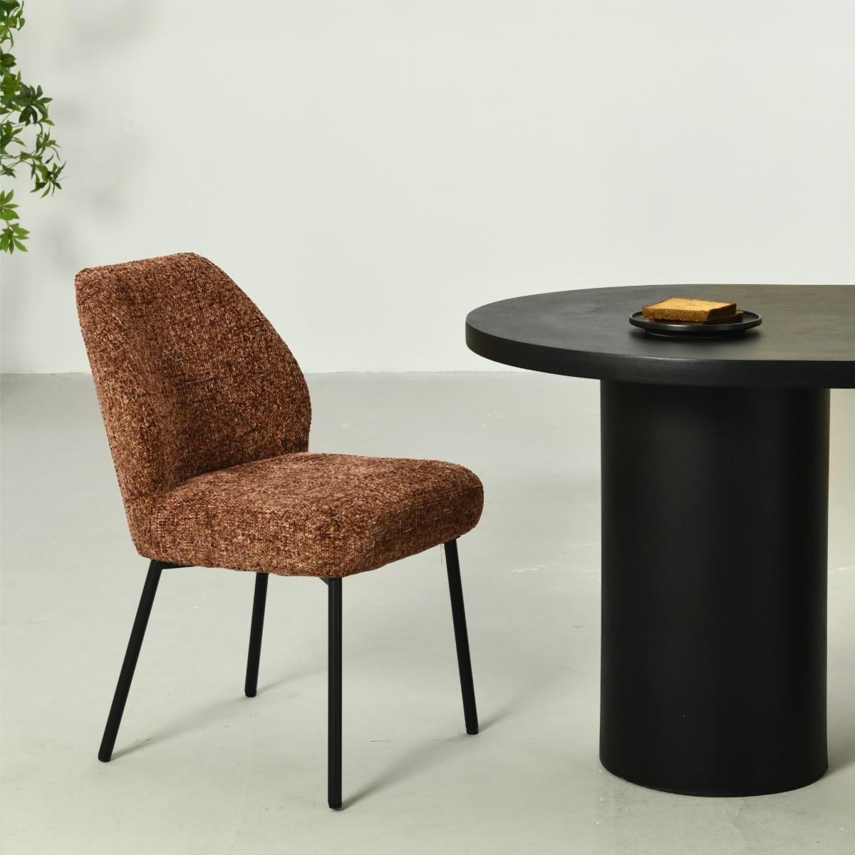 ESSZIMMERSTÜHLE Tess Rot 63/48/83 cm - Dunkelrot, Textil (48/83/63cm) - Livingfurn