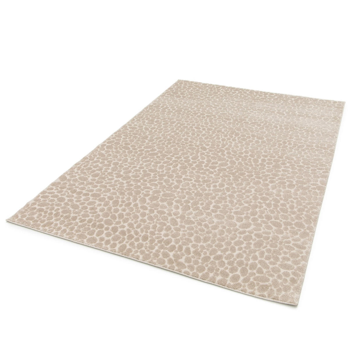 TEPPICH ultrafein mit Skulptureffekt beige - Beige, Textil (200/290cm) - AFK Living
