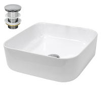 WASCHBECKEN - Weiß, Keramik (39/14/39cm) - ECD-Germany