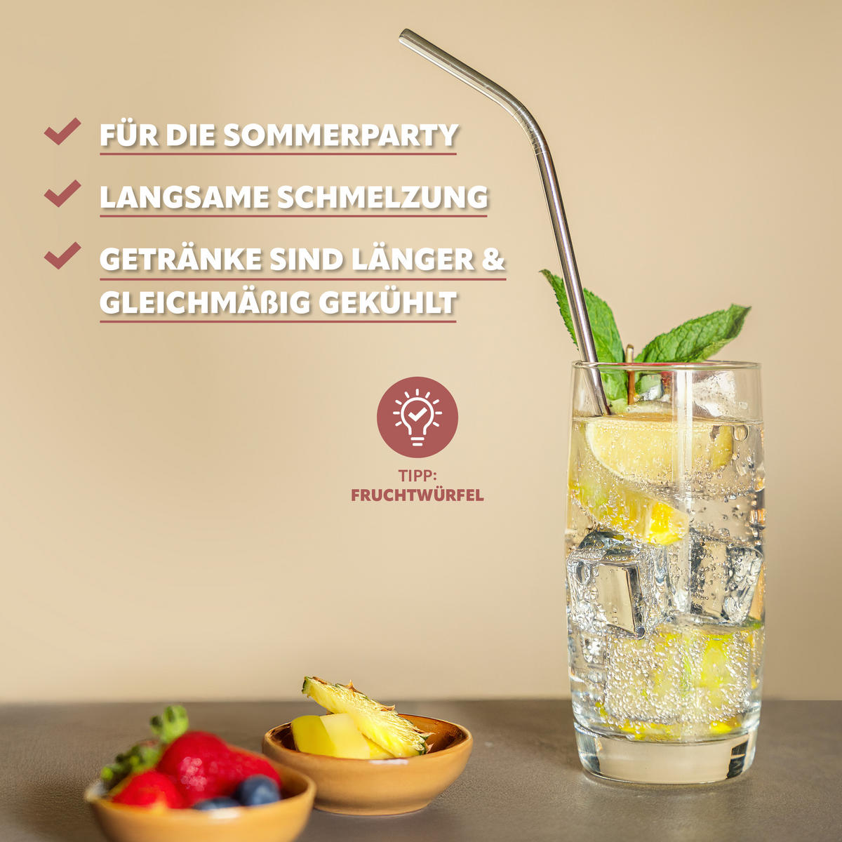 SILIKON-EISWÜRFELFORM 15er-Set, grün, Silikon - Türkis, Kunststoff (11.7/3.5/18.4cm) - bremermann