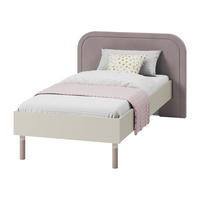 JUGENDBETT Harmony 90 HR08 - Kaschmir/Trüffeleichefarben, Holzwerkstoff/Metall (90/200cm) - MIRJAN24