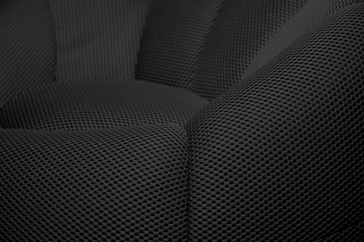 SESSEL FIGO, schwarz - Schwarz, Holzwerkstoff/Textil (104/83/104cm) - Courtois Laville