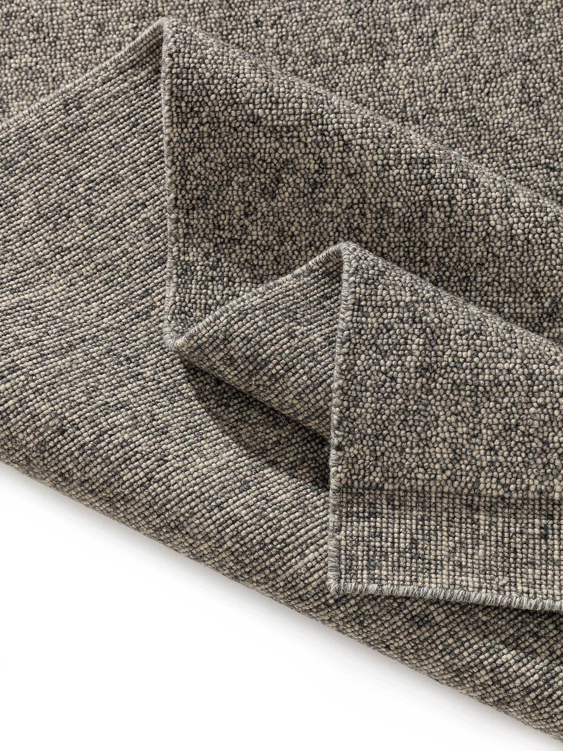 WOLLTEPPICH Imke Grau 160x230 cm - Grau, Textil (160/230cm) - benuta Pure