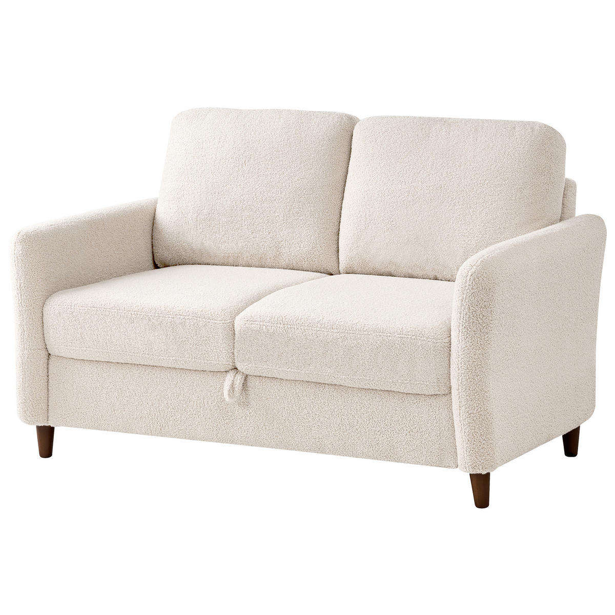 POHOVKA 2-místná Bouclé Béžová Mare - béžová, textil (143/88/77cm) - Beliani