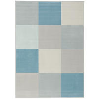 TEPPICH MODERN TRENDLINE KARO - Blau, Textil (120/170cm) - Pergamon