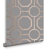 VLIESTAPETE - Sashiko Rose Gold - Pink, Papier/Kunststoff (53/1000cm) - Graham & Brown