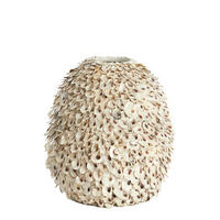 VASE Ubate Braun Ø33/35 cm - Braun, Holz (35cm) - Light & Living