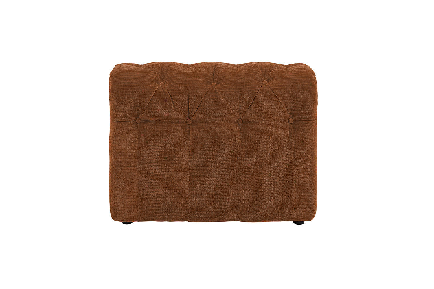 SOFA SITZELEMENT SEPHI Braun Cord - Rotbraun/Dunkelbraun, Kunststoff/Textil (82/62/27cm) - KAWOLA