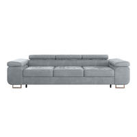 SCHLAFSOFA Wilson 3 Sitzplätze Grau - Grau, Holzwerkstoff (275/69/100cm) - Petits-meubles