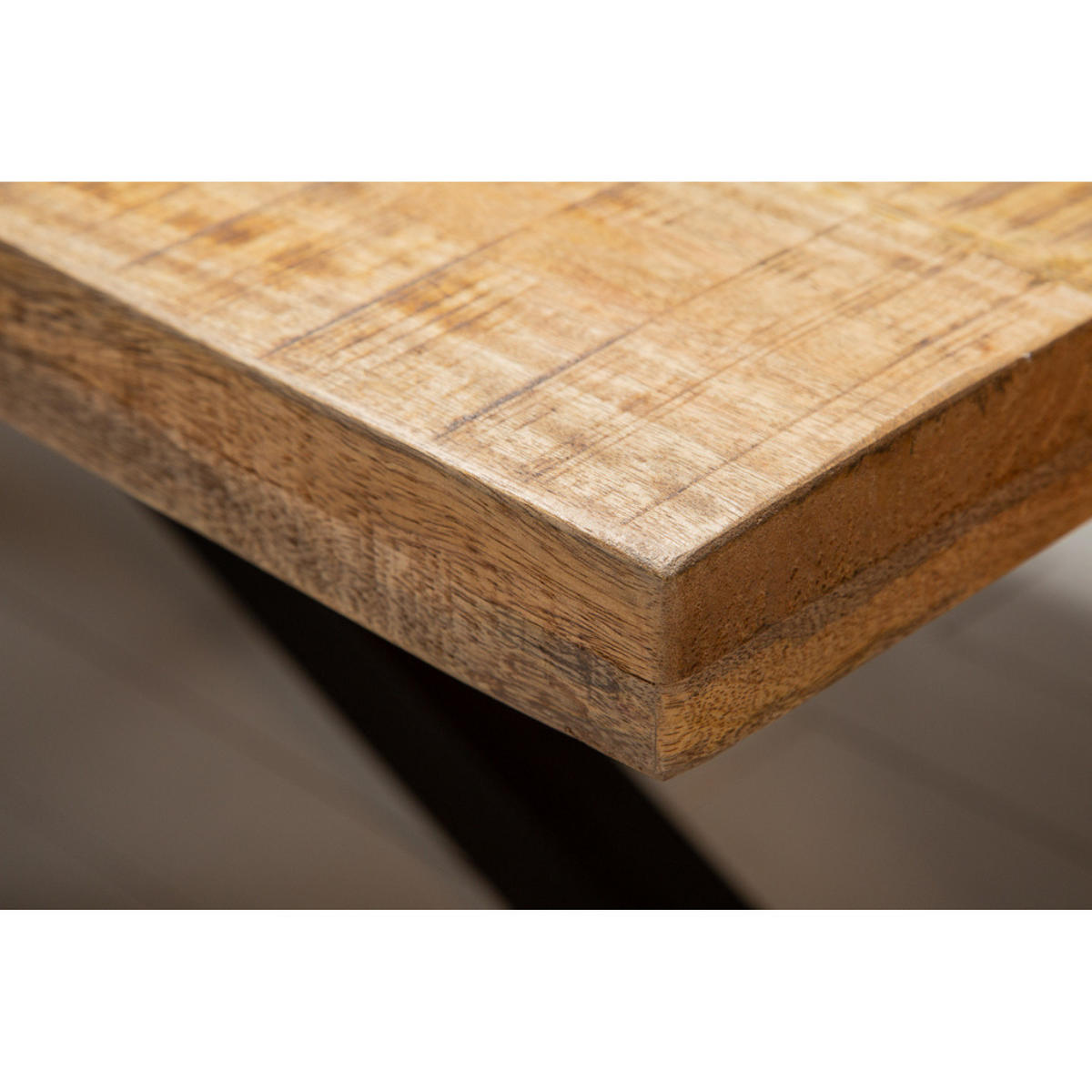 ESSTISCH GALAXIE Mangoholz 200 cm - Braun, Holz (100/200/77cm) - riess-ambiente