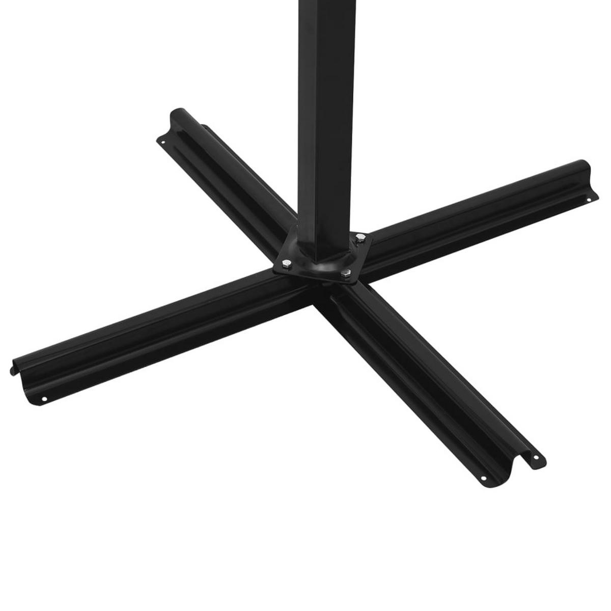 AMPELSCHIRM rechteckig ROOT 400x300 cm Weiß - Weiß, Holz (300/400cm) - DELUKE