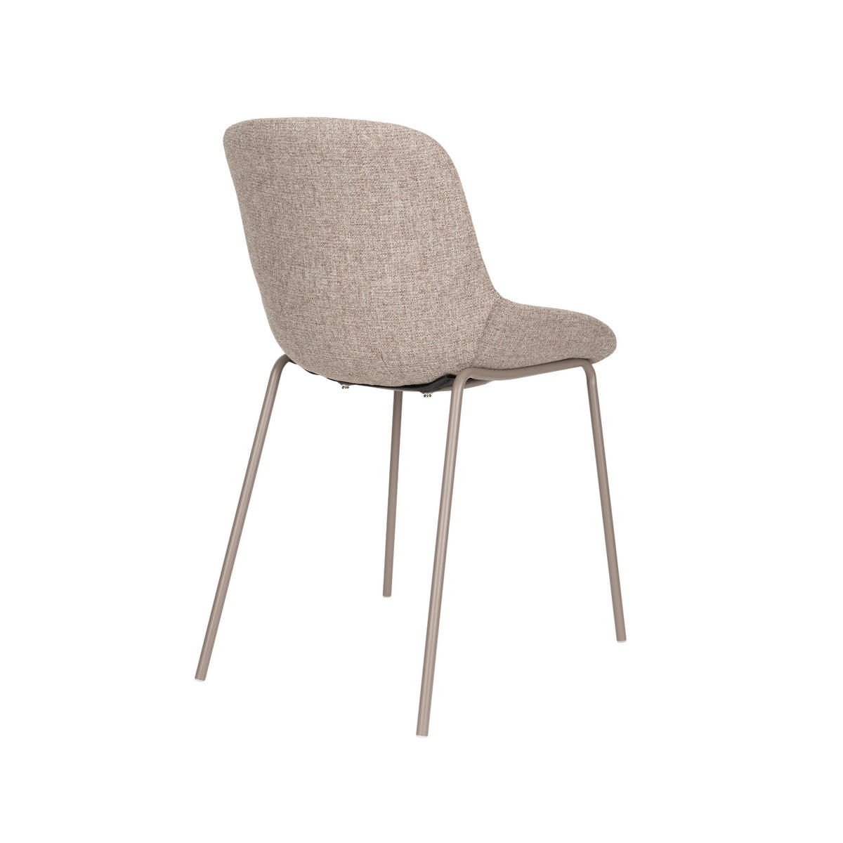 ESSZIMMERSTÜHLE Pleun Taupe - 2 er Set - Taupe/Braun, Kunststoff (49.5/81.5/56cm) - Housecraft Living