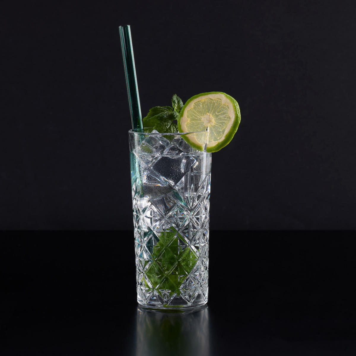 6XLONGDRINKGLÄSER - Transparent, Glas (0.3L) - Relaxdays