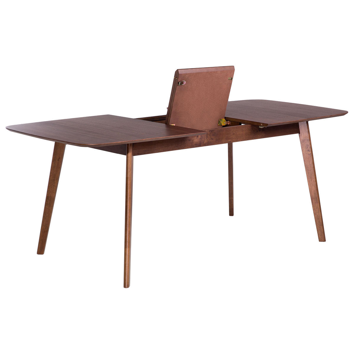 ESSTISCH 150-190/90/75 cm Dunkelbraun Rechteckig Madox - Dunkelbraun, Holzwerkstoff (190/90/75cm) - Beliani