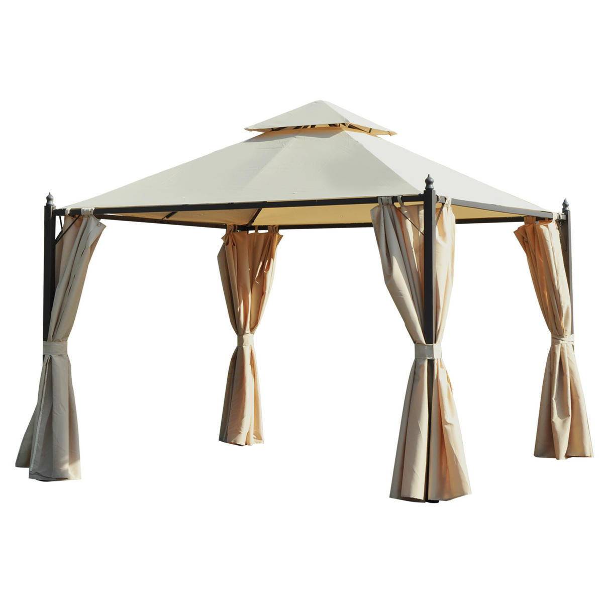 PAVILLON Beige 1 Stück - Beige, Naturmaterialien (300/275/300cm) - GiPP