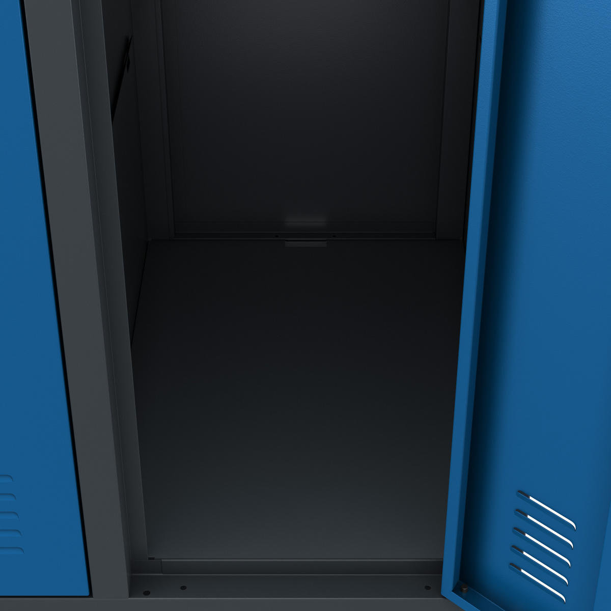 SCHLIESSFACHSCHRANK Bartek - Blau, Metall (136/172/45cm) - Jan Nowak