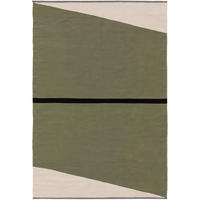 BAUMWOLLTEPPICH Lenny Grün 160x230 cm - Grün, Textil (160/230cm) - benuta Pop