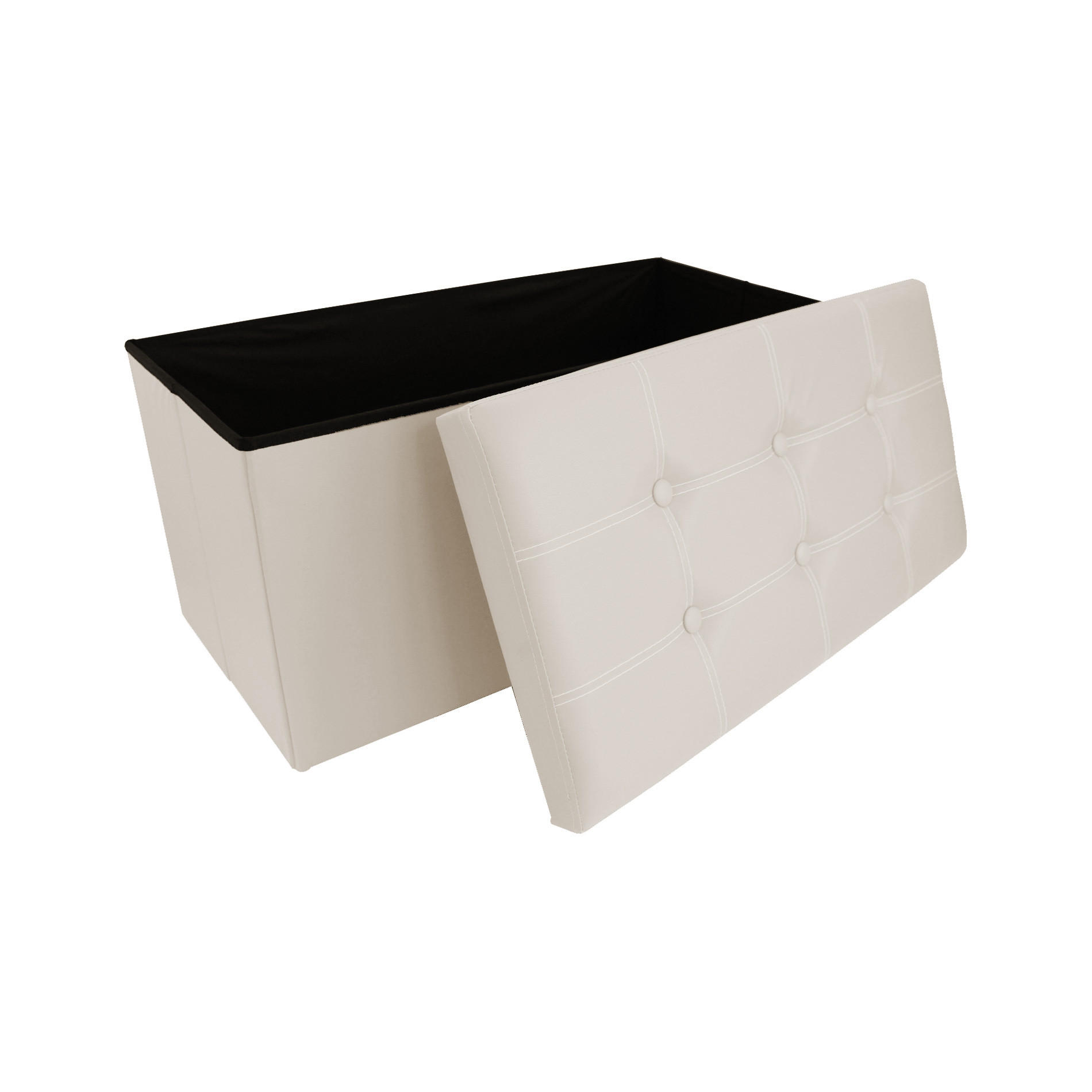 FUSSHOCKER Beige 38/76/38 cm - Beige, Textil (38/38/76cm) - Mobili Rebecca