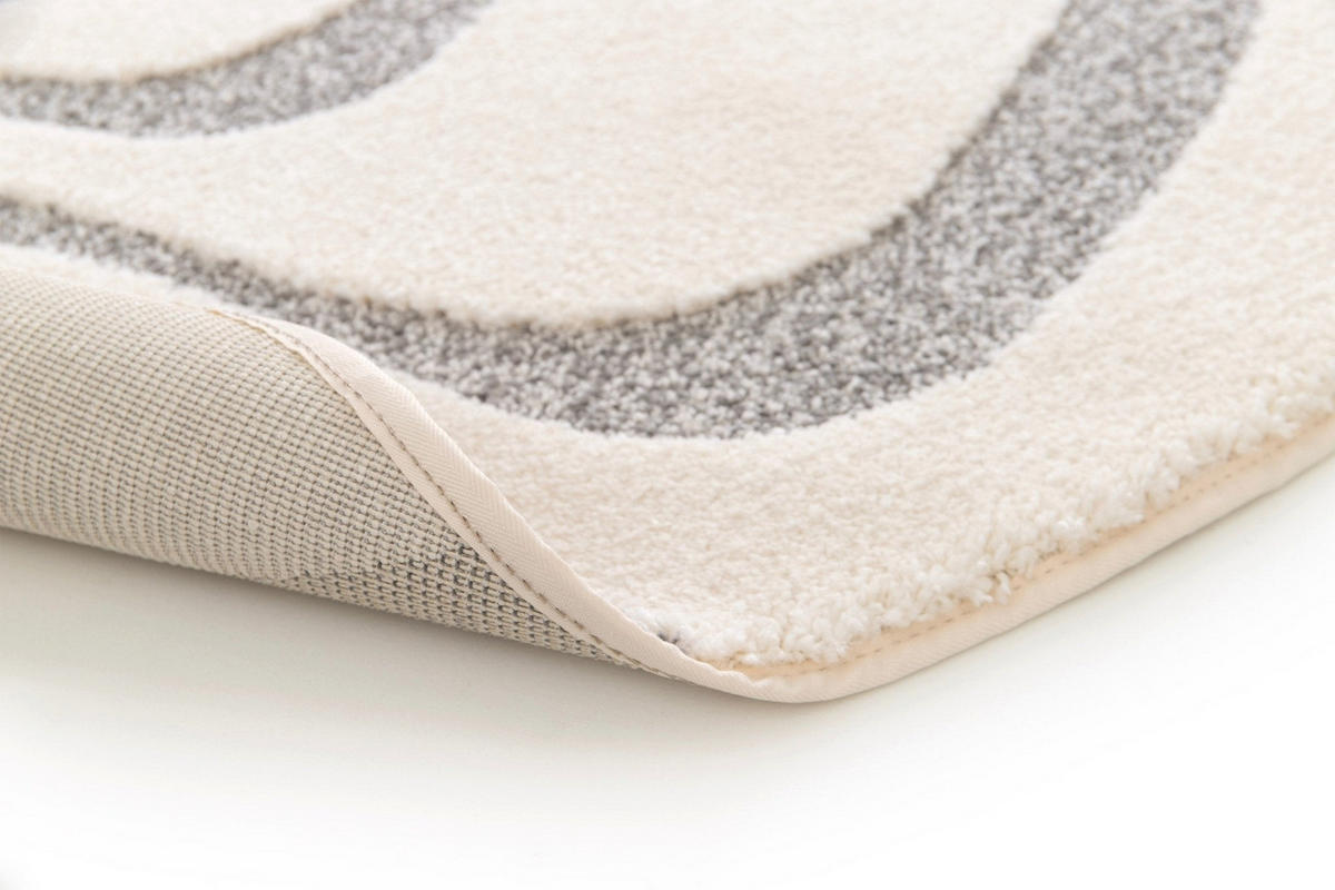 TEPPICH Ethnostil, geschnitzt grau - Grau, Textil (160/160cm) - AFK Living