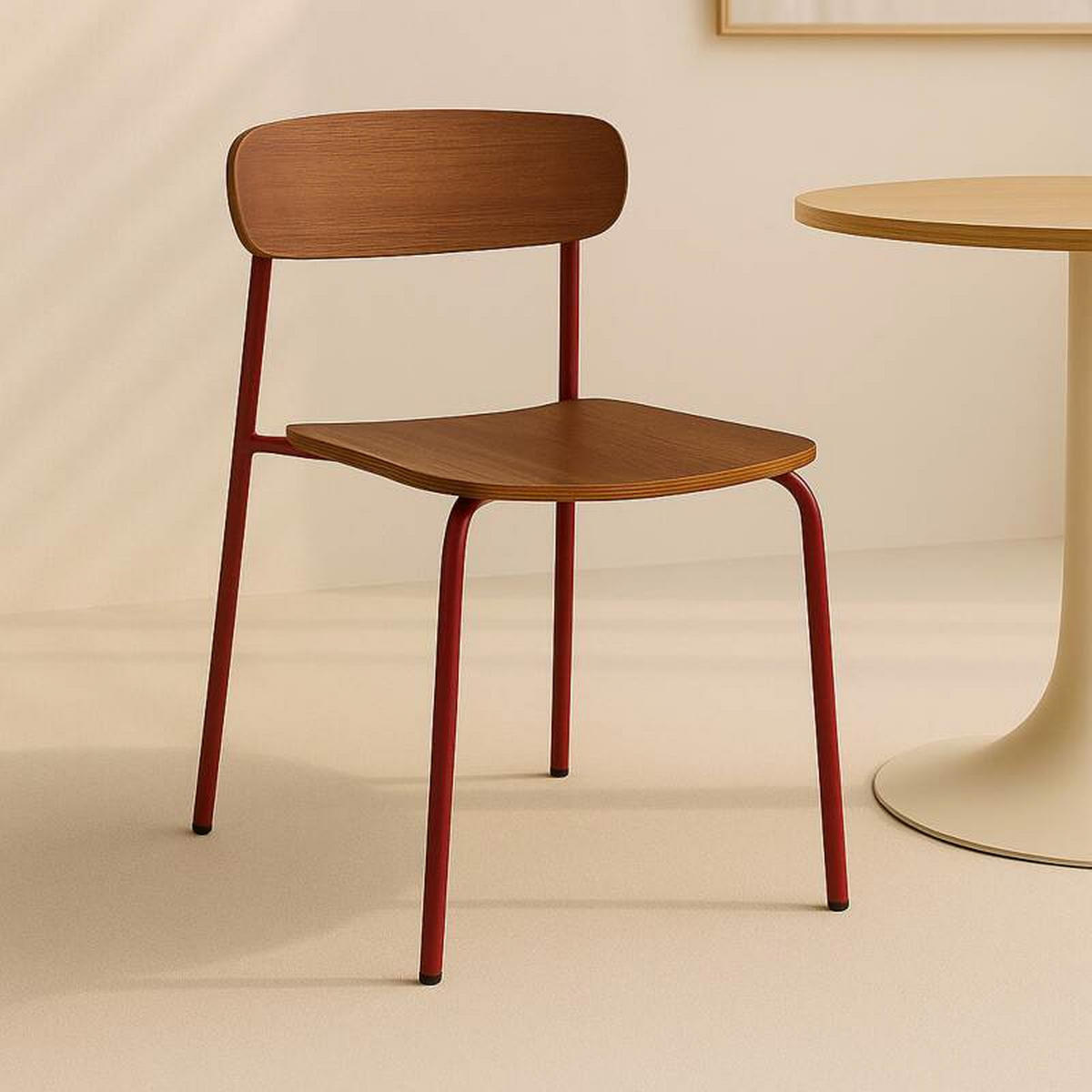 STUHL 2-tlg., Lila - Lila, Holz (42/96/50cm) - Oviala