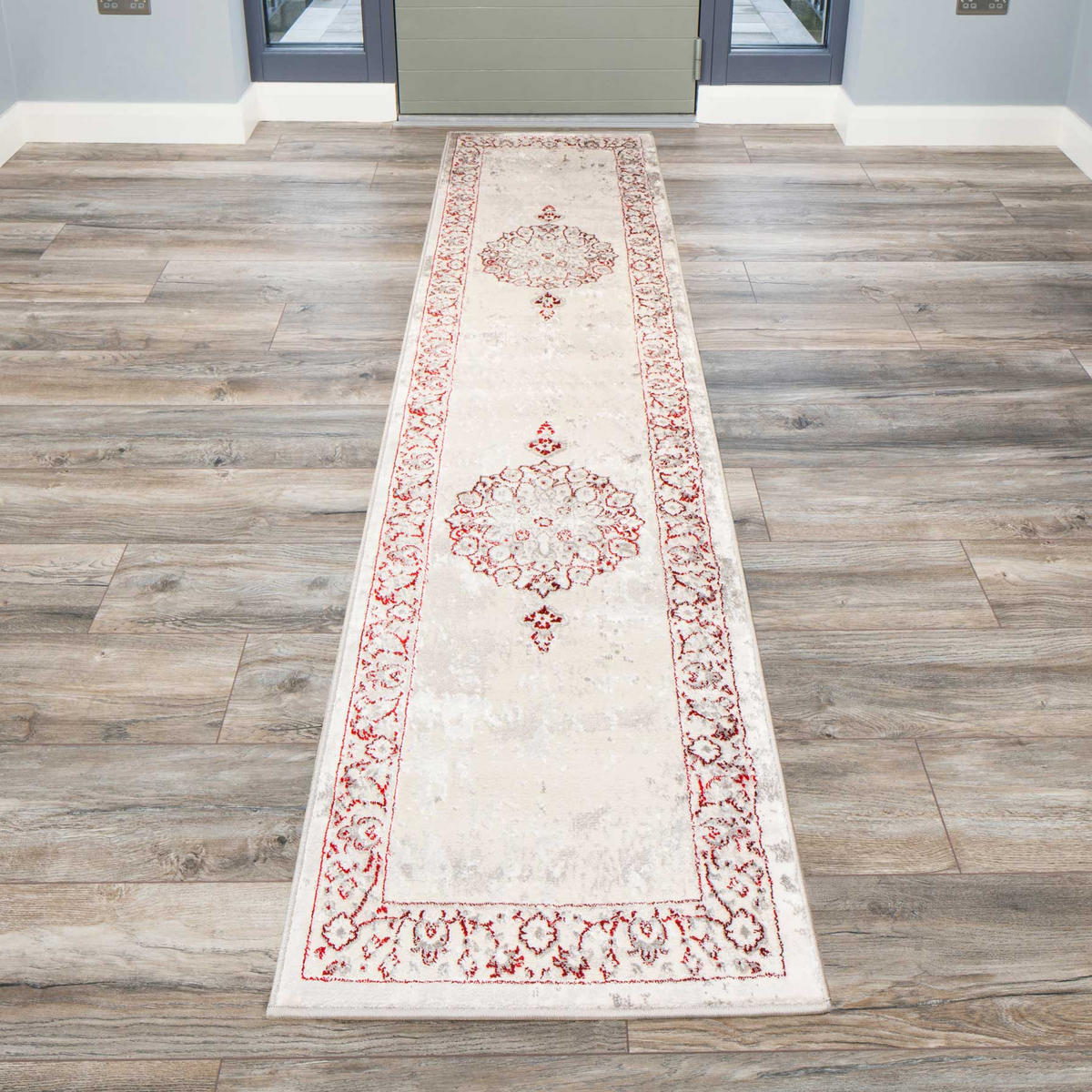WEBTEPPICH Victoria Rot - Rot, Textil (160/230cm) - Kukoon Rugs