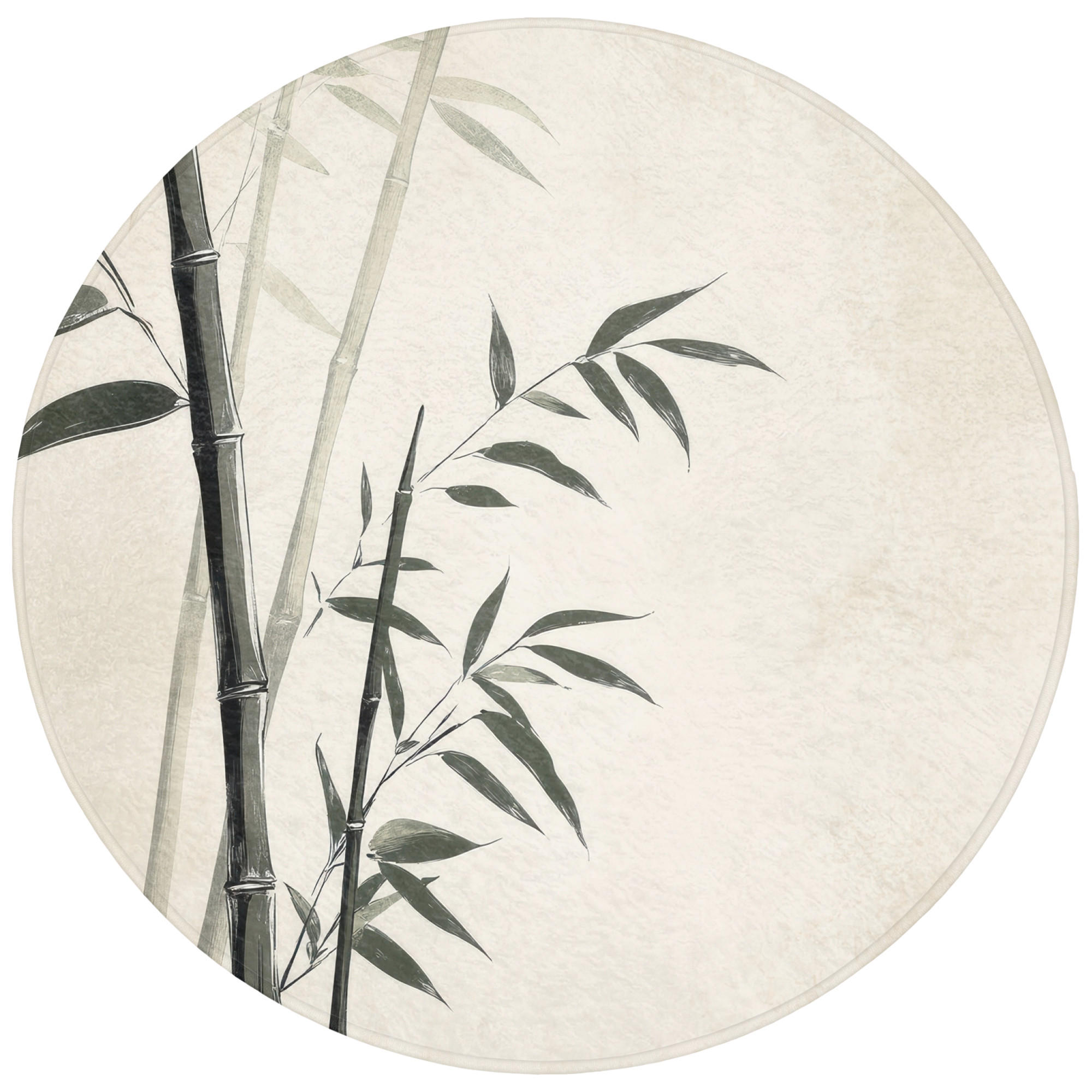 OnlyWow KOUPELNOVÁ PŘEDLOŽKA Japandi - Bambus - béžová 70x70 cm