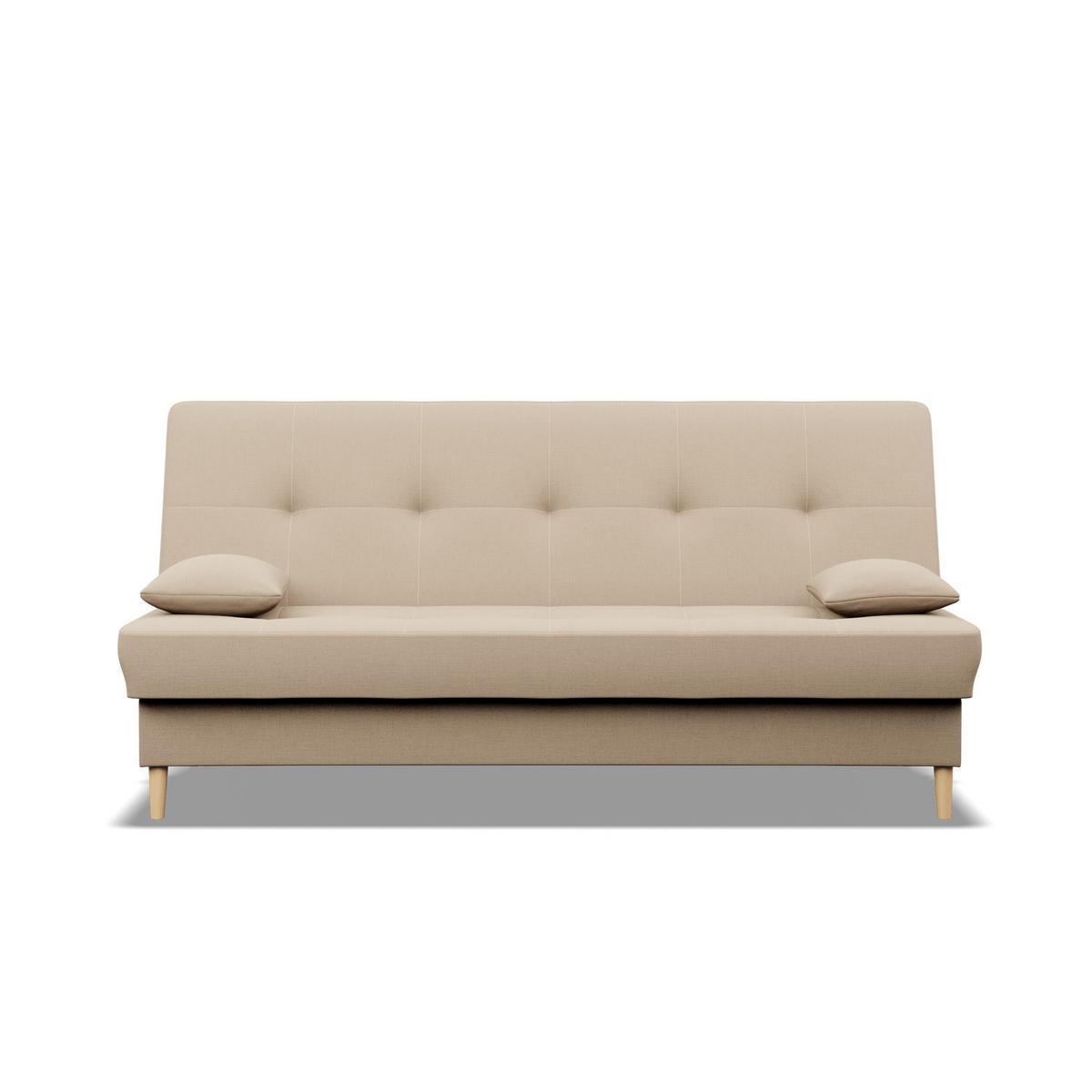 SOFA 3-SITZER MIT SCHLAFFUNKTION AVENTO Beige - Beige, Textil (93/96/200cm) - Mebligo