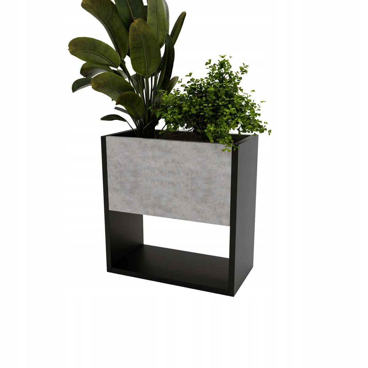 BLUMENKASTEN - Grau, Holzwerkstoff (46195/45/44cm) - RAUMHIRSCH FURNITURE