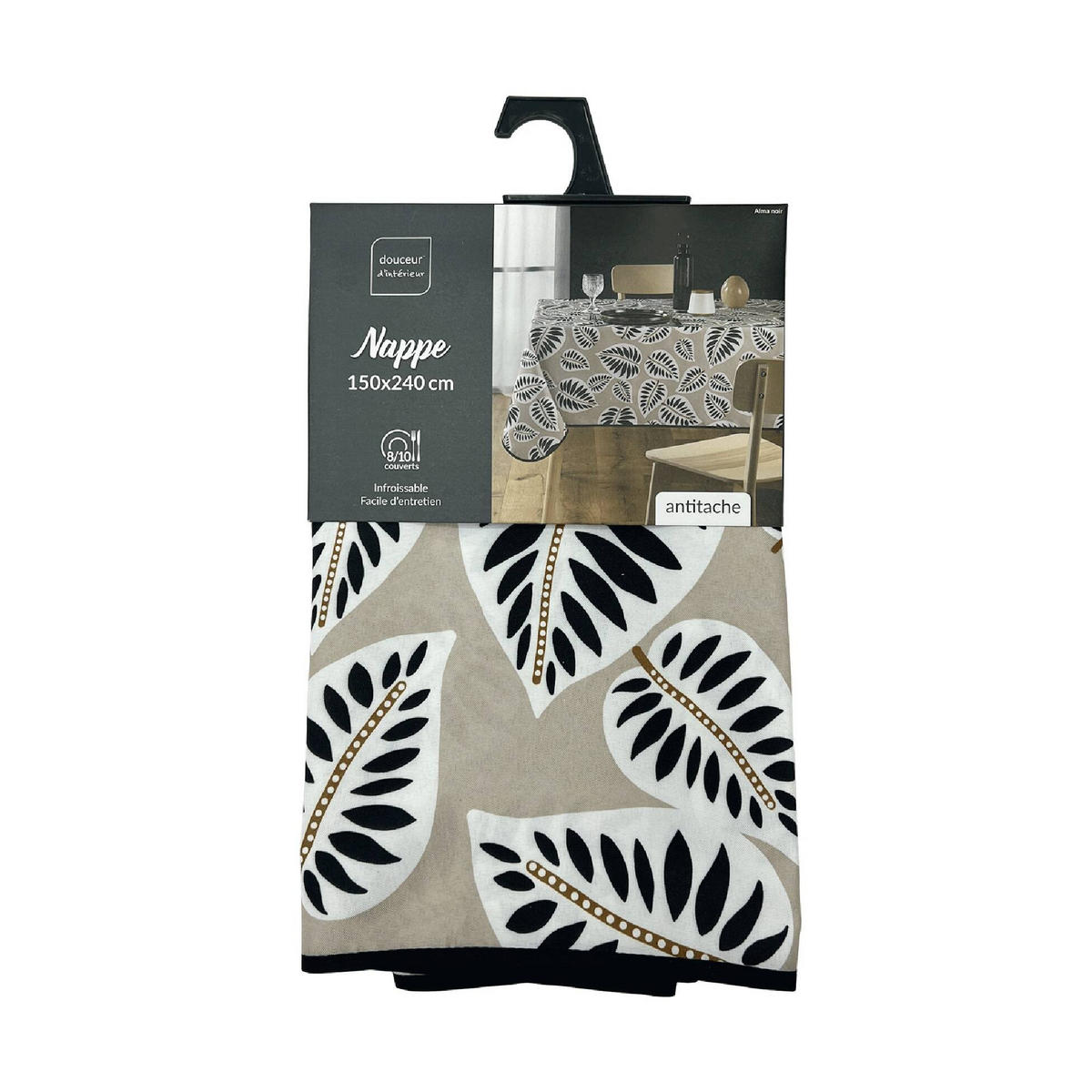 TISCHDECKE Alma 150/240 cm - Beige, Textil (150/240cm) - Douceur d´intérieur