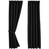 VORHANG 2ER SET NEWYORK HxB 245x295 cm Schwarz - Schwarz, Textil (295/245cm) - Gardinenbox