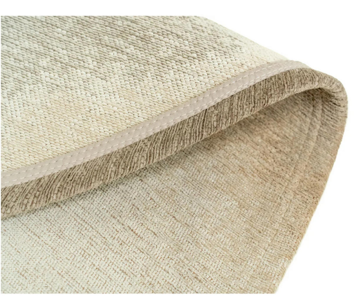 TEPPICH modern Flachgewebe AERO Beige 170 x 235 cm - Beige, Textil (170/235cm) - Novatrend