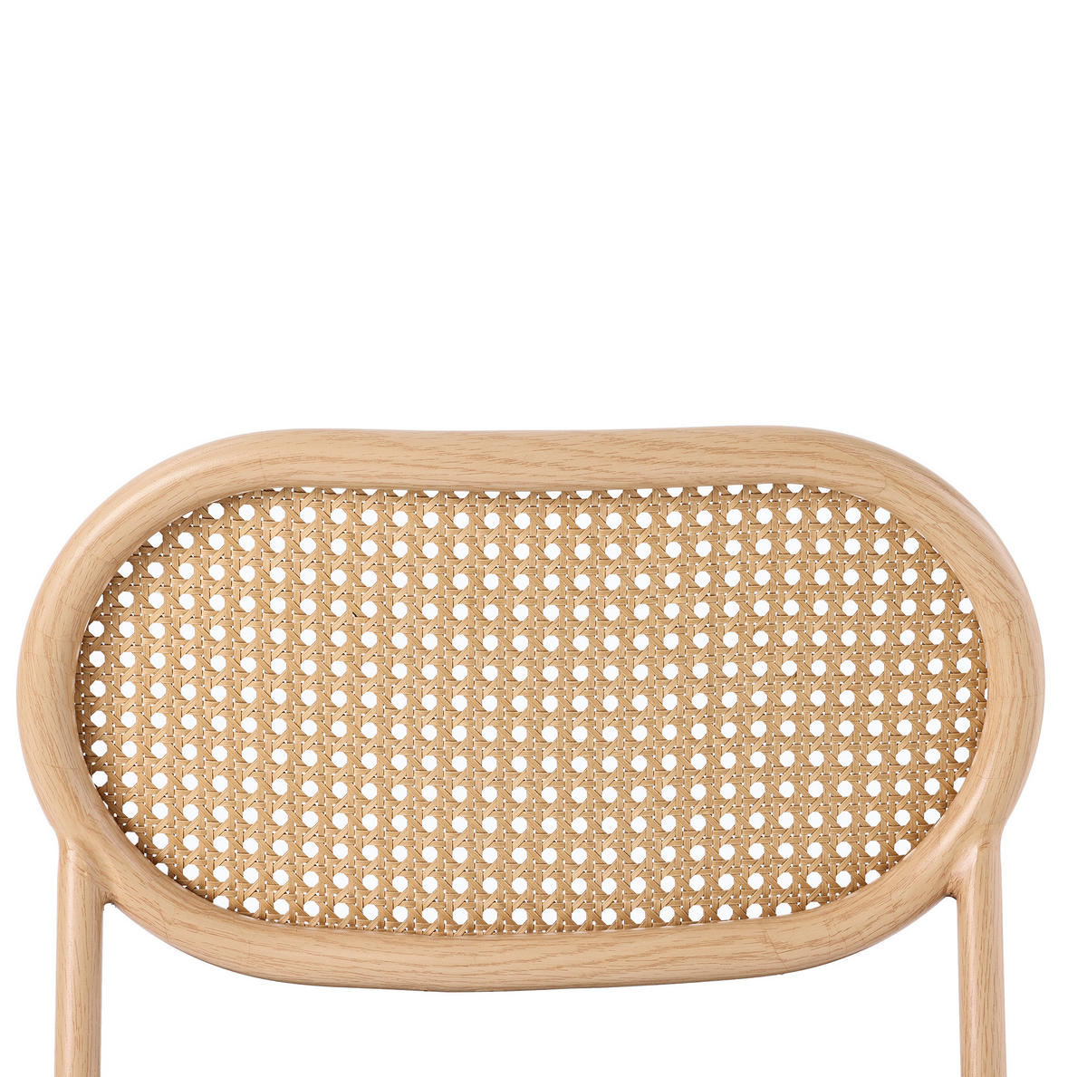 ESSZIMMERSTUHL 6er-Set mit Rattan-Rückenlehne PU Braun - Braun, Metall (46/80/48cm) - Meubliv