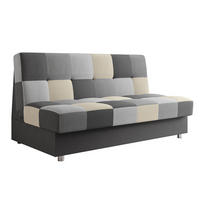 SCHLAFSOFA SKAL mit Bettkasten Anthrazit/Beige - Anthrazit/Beige, Holzwerkstoff/Kunststoff (200/85/90cm) - Idohome
