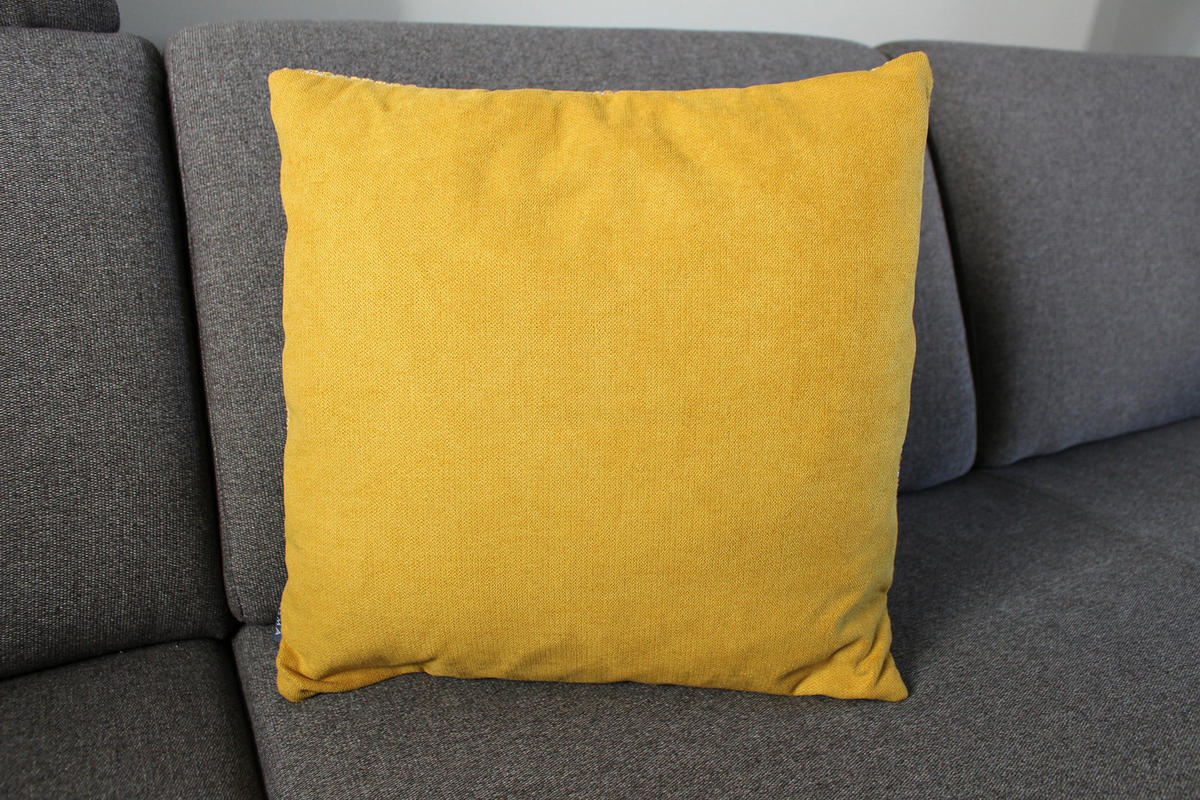 KISSENHÜLLE Vendetta mais - Currygelb, Textil (60/60cm) - Magma Heimtexx